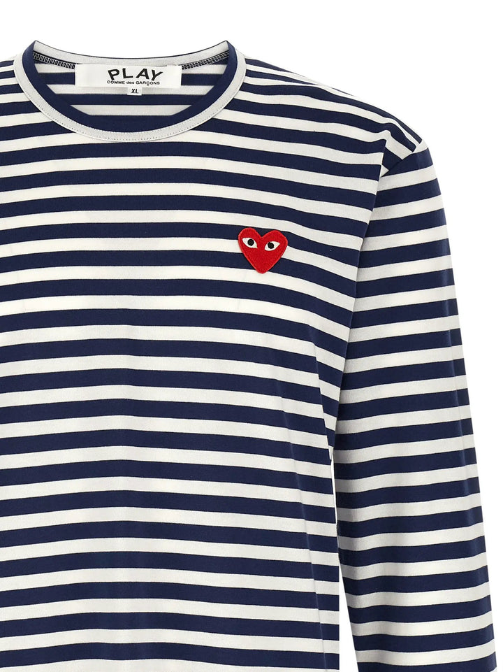 Comme Des Garçons Play Sample Sale | Comme Des Garçons Play Multicolor Cotton T-Shirt - | Designer outlet