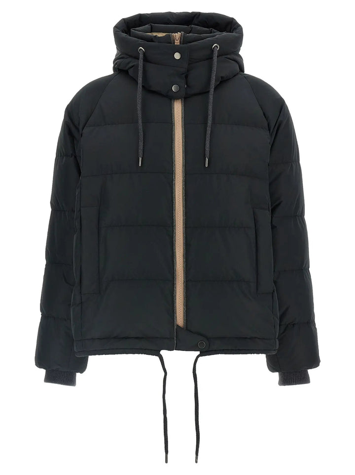 Brunello Cucinelli Sample Sale | Brunello Cucinelli Black Cotton Full-Length Jacket - | Designer outlet