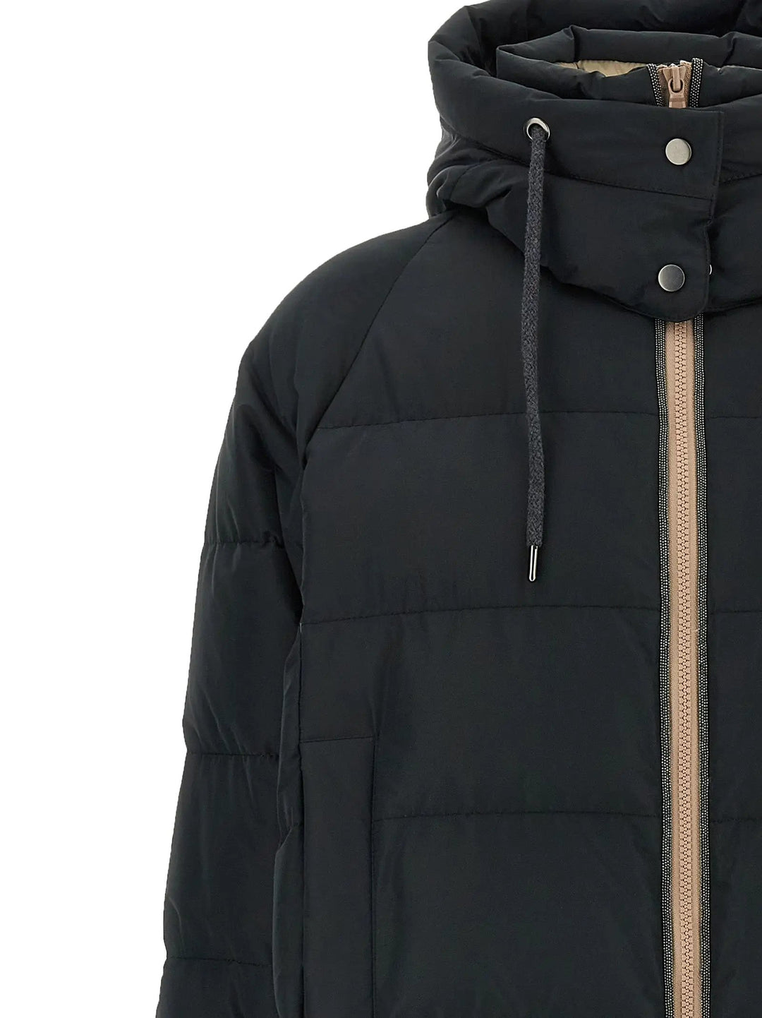 Brunello Cucinelli Sample Sale | Brunello Cucinelli Black Cotton Full-Length Jacket - | Designer outlet
