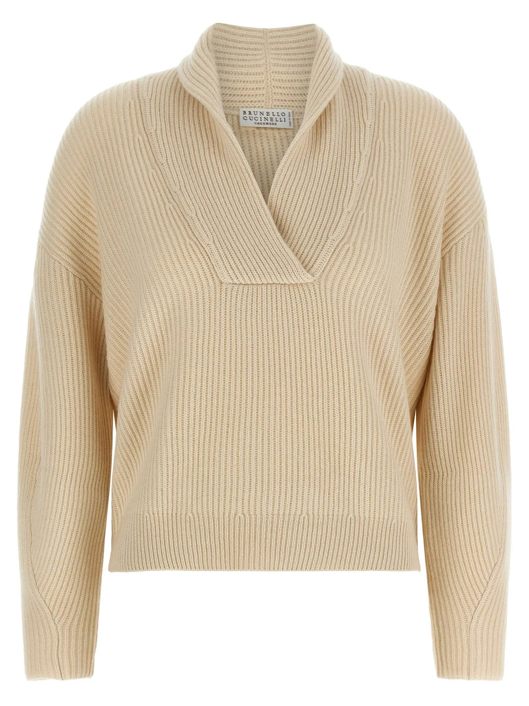 Brunello Cucinelli Sample Sale | Brunello Cucinelli Beige Cashmere Cardigan - | Designer outlet