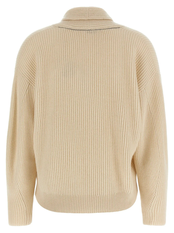 Brunello Cucinelli Sample Sale | Brunello Cucinelli Beige Cashmere Cardigan - | Designer outlet