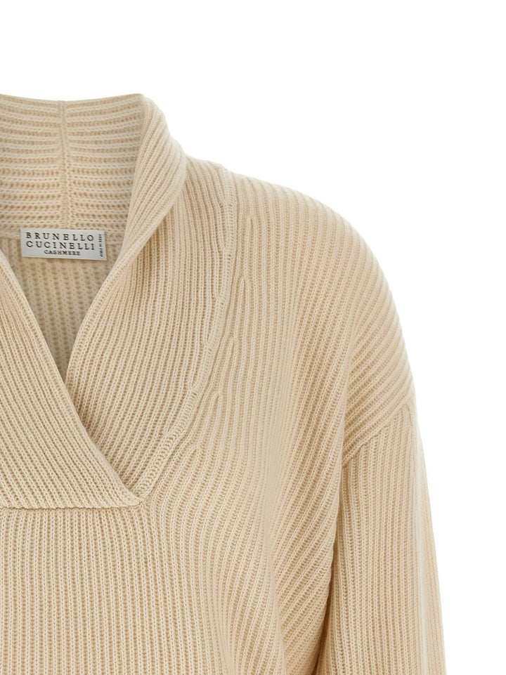 Brunello Cucinelli Sample Sale | Brunello Cucinelli Beige Cashmere Cardigan - | Designer outlet
