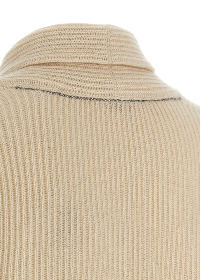 Brunello Cucinelli Sample Sale | Brunello Cucinelli Beige Cashmere Cardigan - | Designer outlet