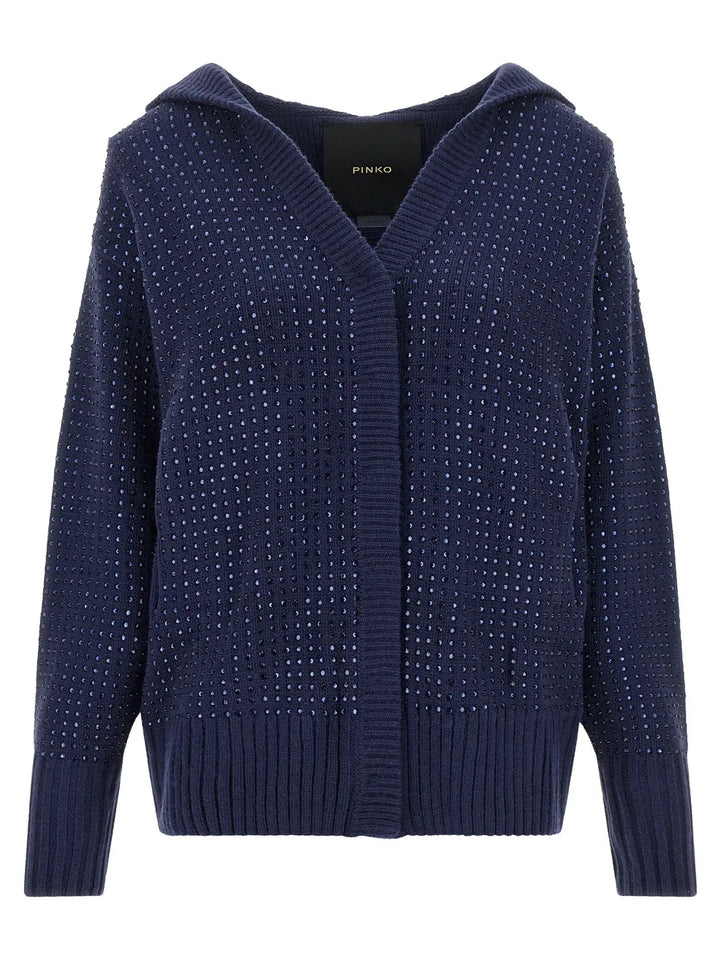 PINKO Sample Sale | PINKO Blue Wool Cardigan - | Designer outlet