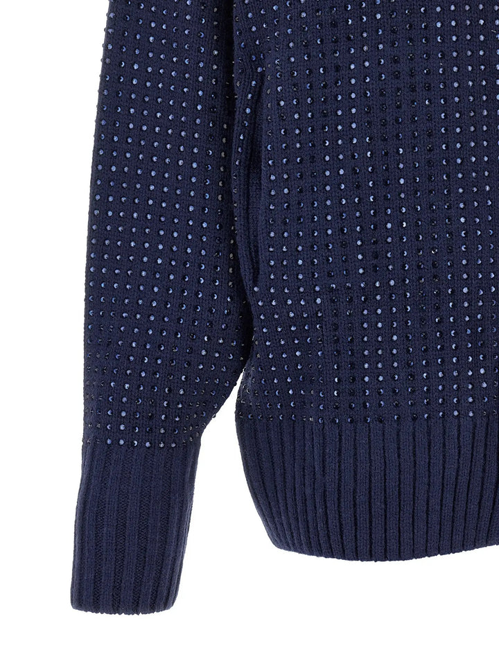 PINKO Sample Sale | PINKO Blue Wool Cardigan - | Designer outlet