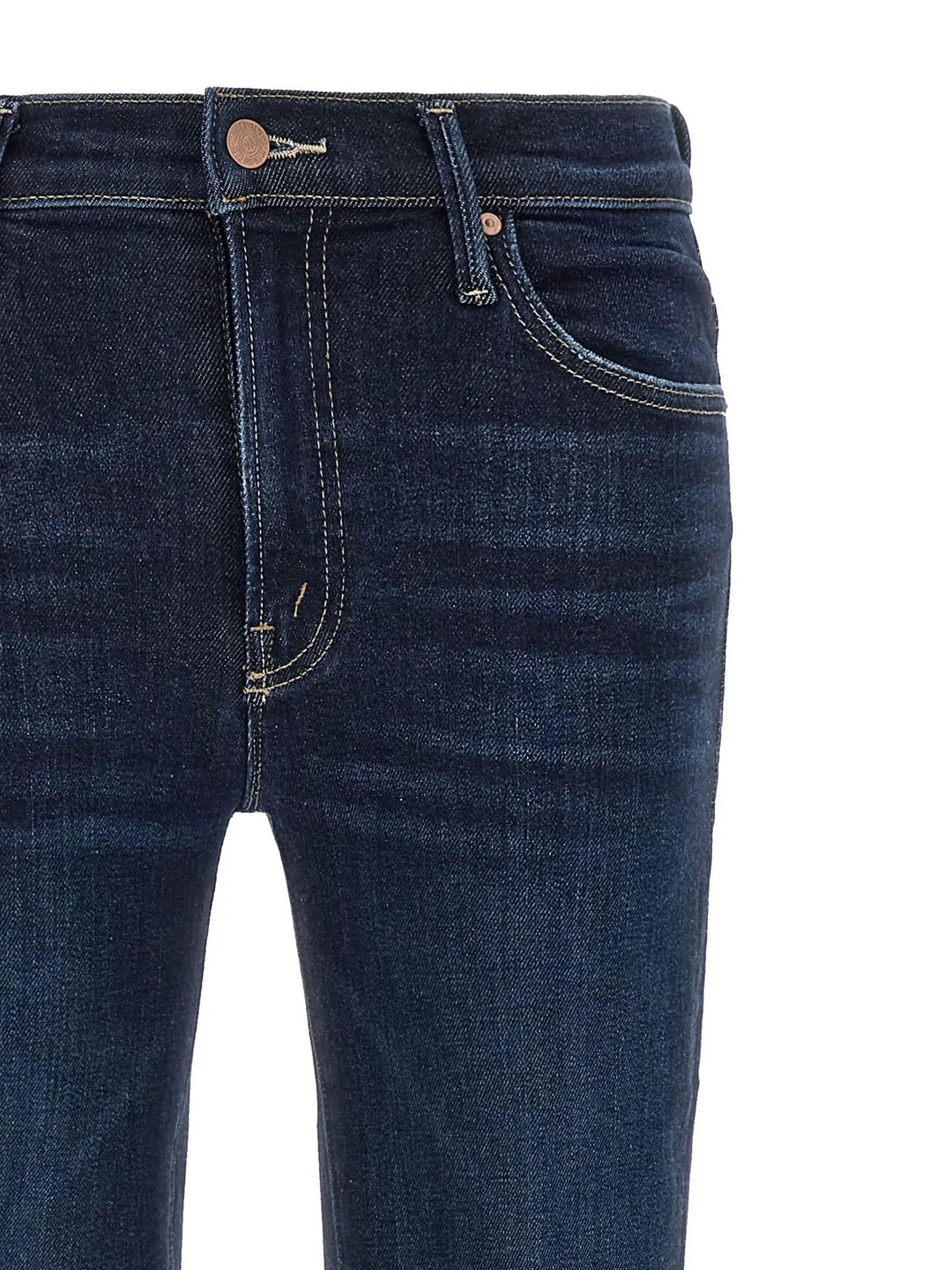 Mother Denim Sample Sale | Mother Denim Blue Cotton Straight-Leg Jeans - | Designer outlet