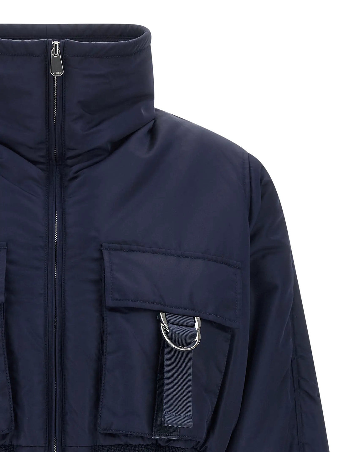 PINKO Sample Sale | PINKO Blue Polyamide Bomber - | Designer outlet
