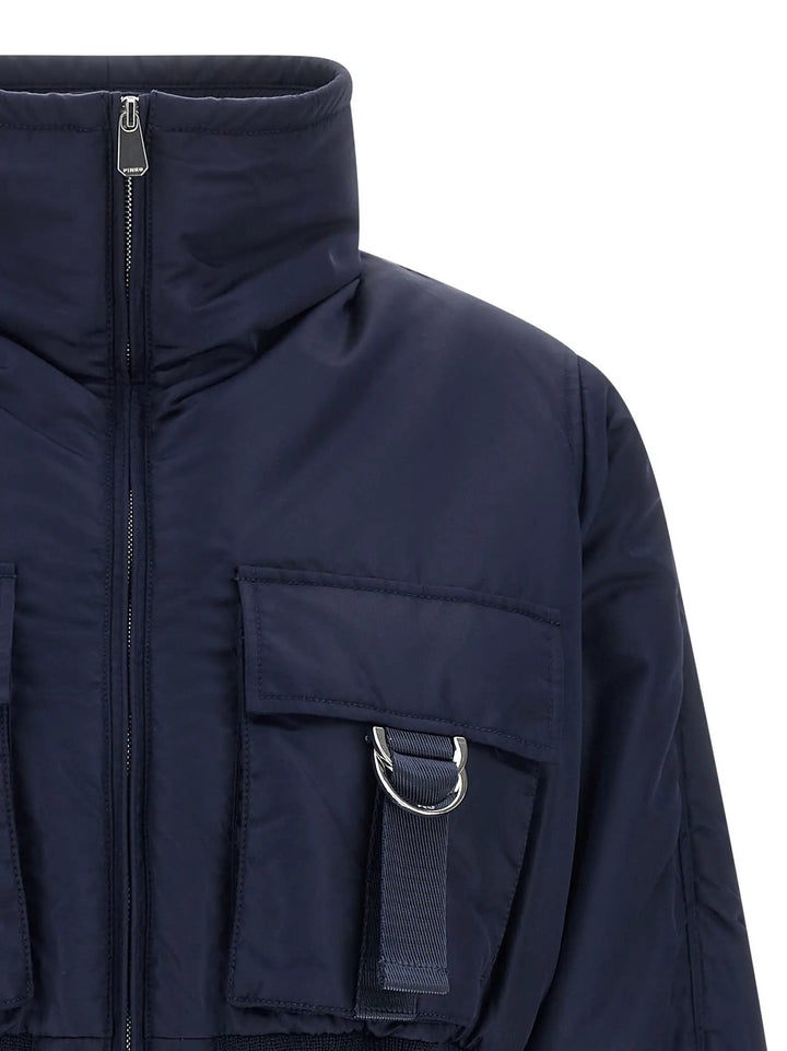 PINKO Sample Sale | PINKO Blue Polyamide Bomber - | Designer outlet