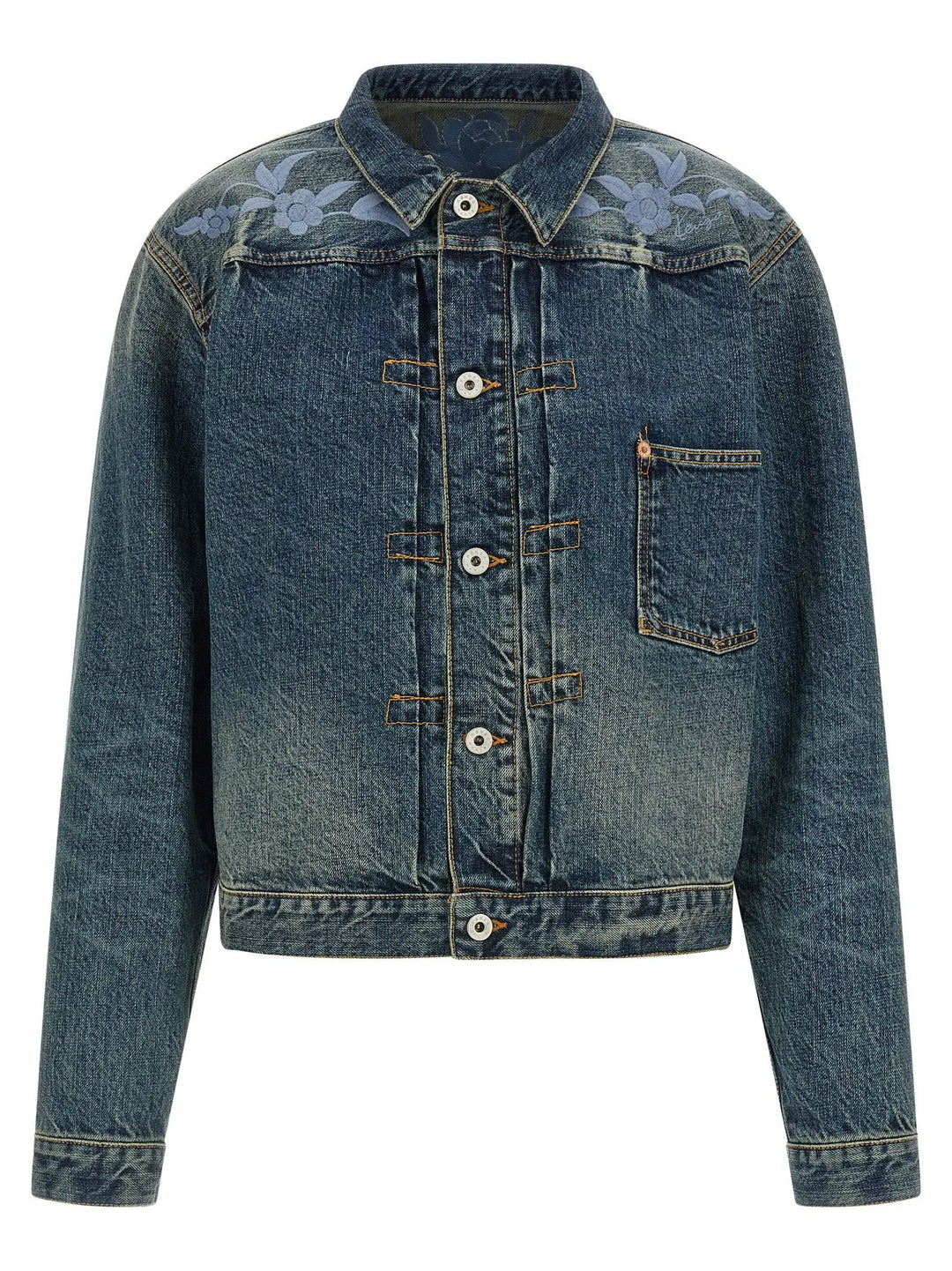 Kenzo Sample Sale | Kenzo Blue Cotton Denim Jacket - | Designer outlet