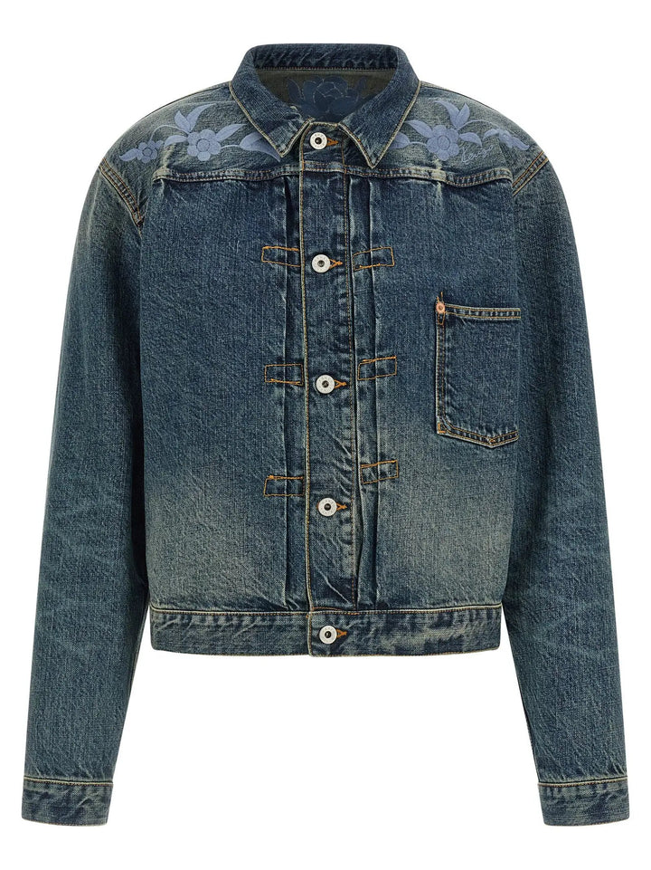 Kenzo Sample Sale | Kenzo Blue Cotton Denim Jacket - | Designer outlet