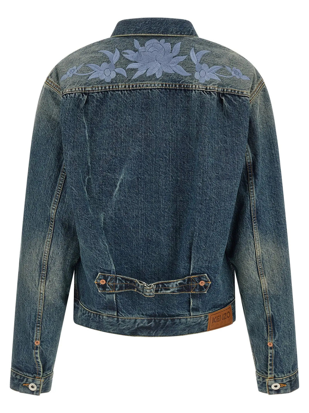 Kenzo Sample Sale | Kenzo Blue Cotton Denim Jacket - | Designer outlet