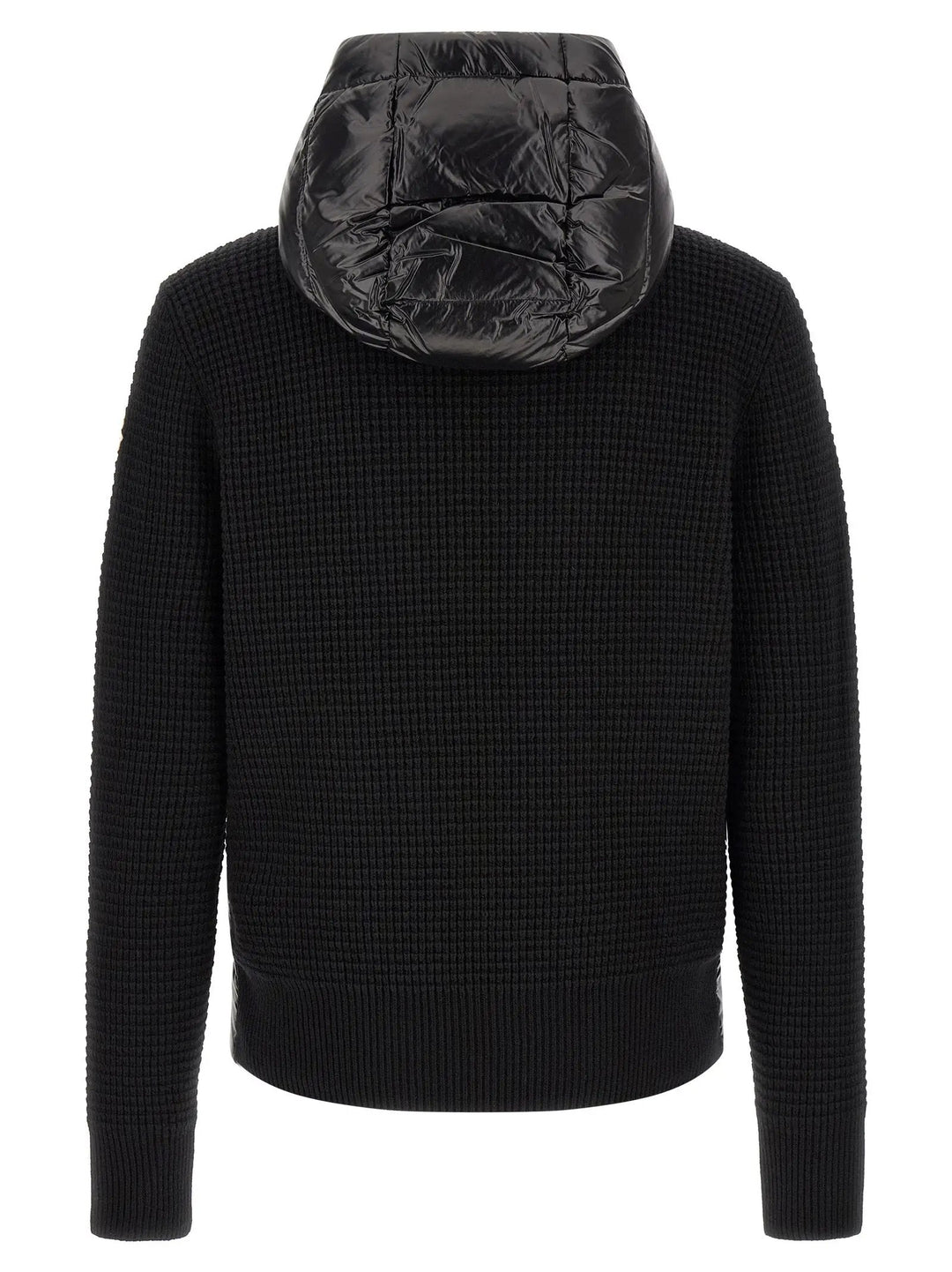 Moncler Sample Sale | Moncler Black Polyamide Cardigan - | Designer outlet