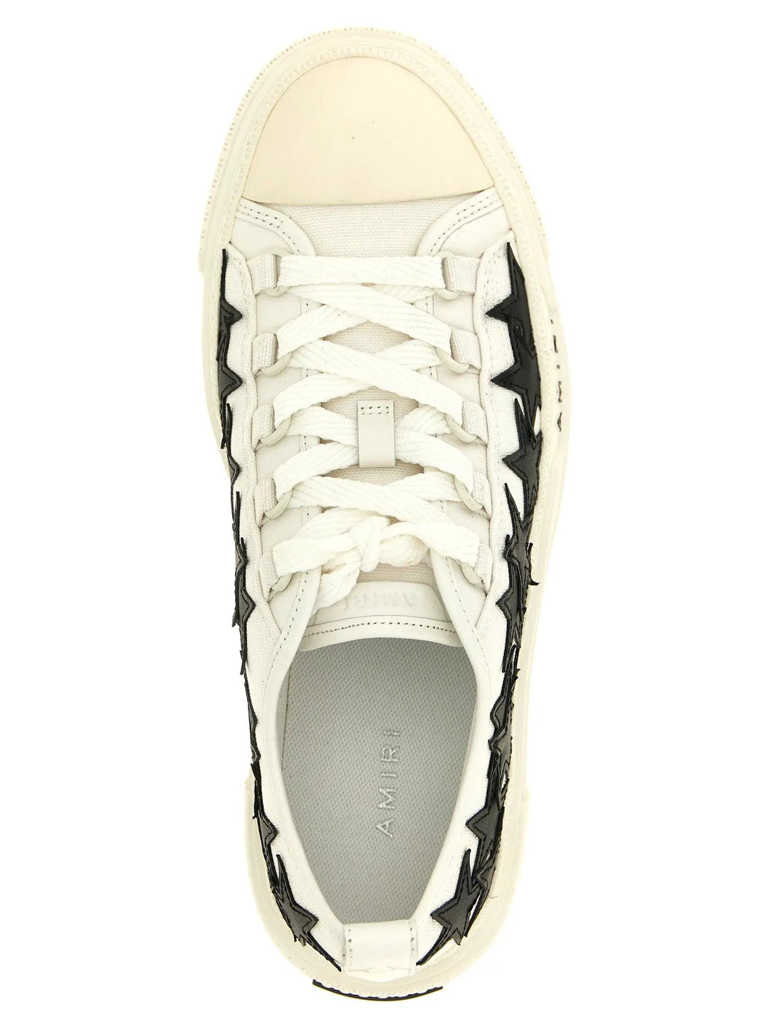 Amiri Sample Sale | Amiri White Cotton Low Top Sneakers - | Designer outlet