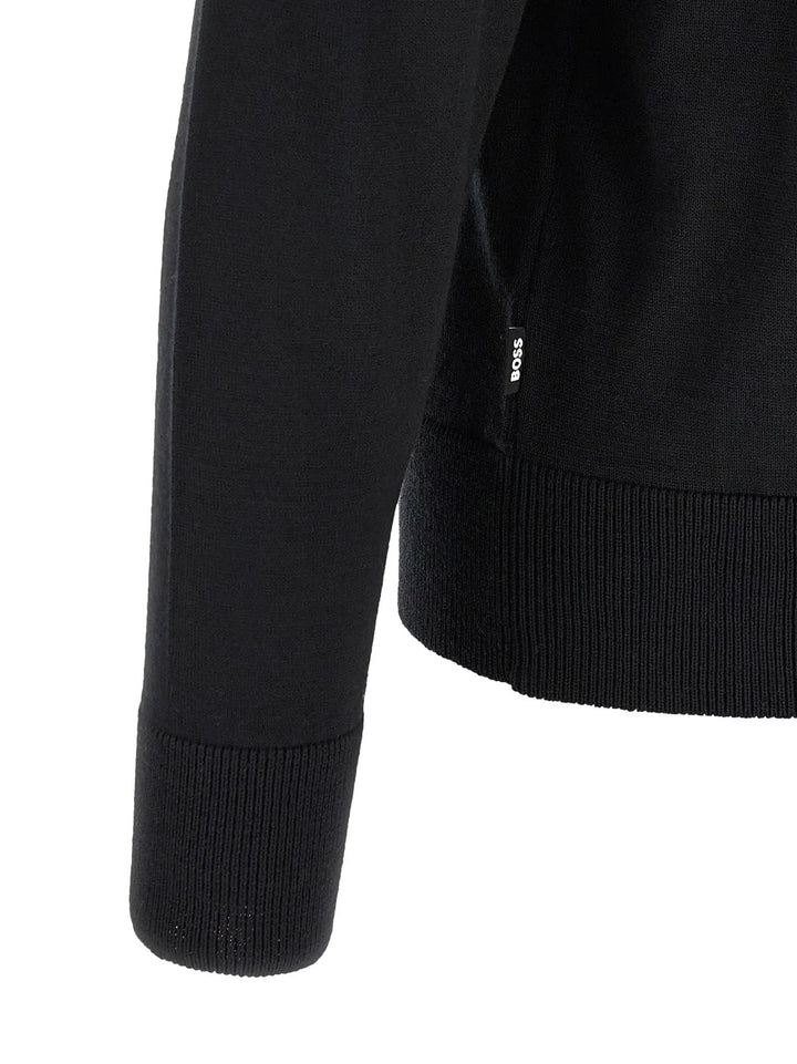 Hugo Boss Sample Sale | Hugo Boss Black Virgin Wool Cardigan - | Designer outlet