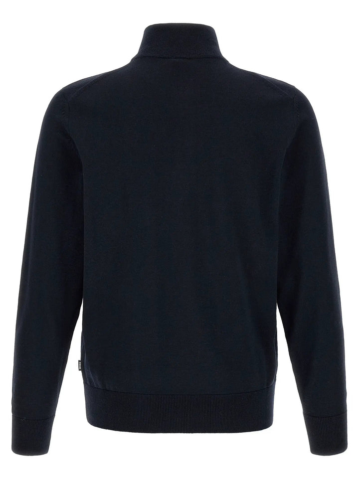 Hugo Boss Sample Sale | Hugo Boss Blue Virgin Wool Cardigan - | Designer outlet