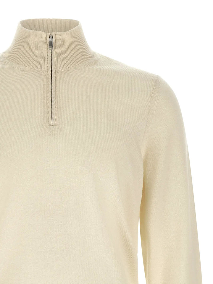 Hugo Boss Sample Sale | Hugo Boss Beige Virgin Wool Cardigan - | Designer outlet