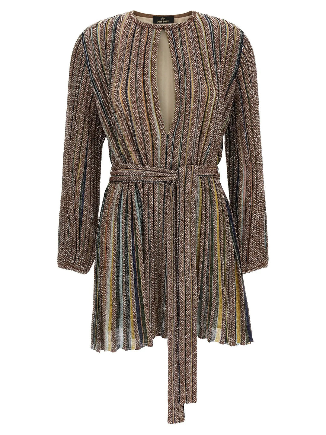 Missoni Sample Sale | Missoni Multicolor Viscose Short Dress - | Designer outlet