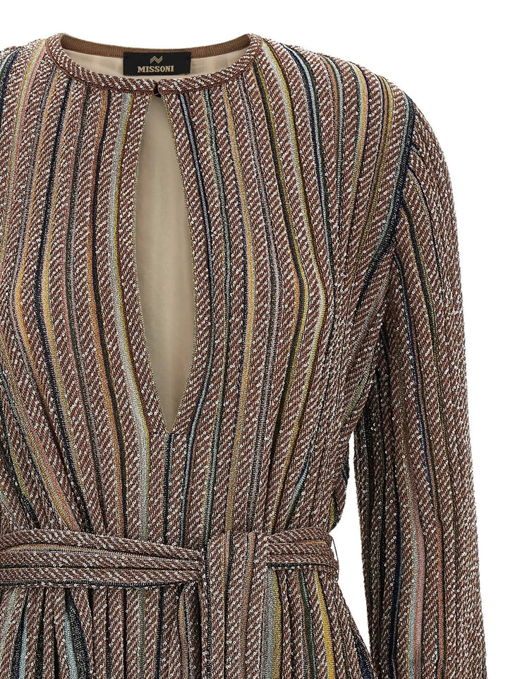 Missoni Sample Sale | Missoni Multicolor Viscose Short Dress - | Designer outlet