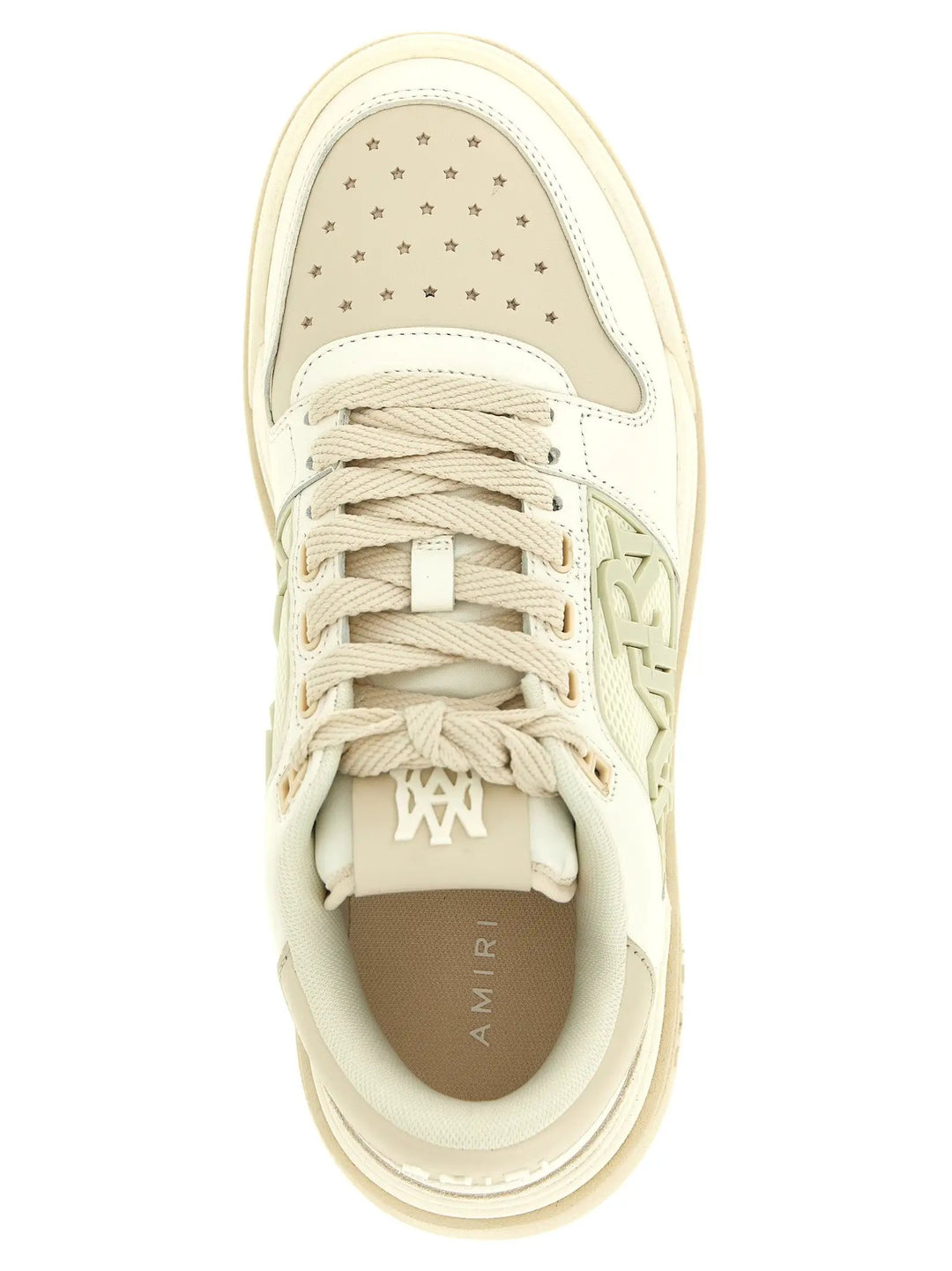Amiri Sample Sale | Amiri White Calfskin Low Top Sneakers - | Designer outlet
