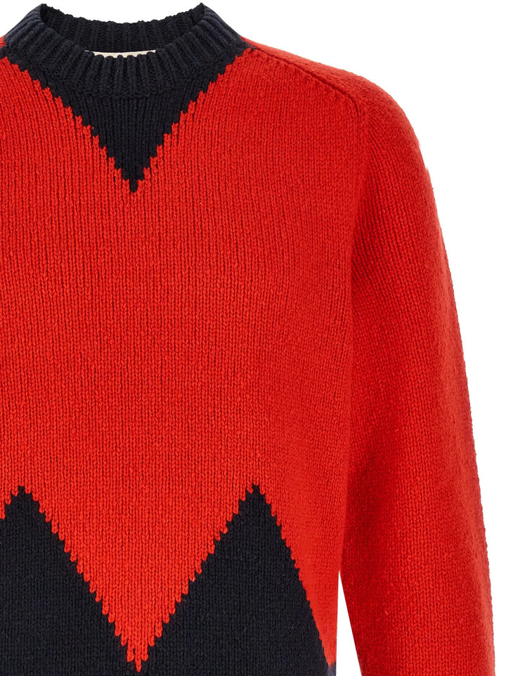 Marni Sample Sale | Marni Red Wool Cardigan - | Designer outlet