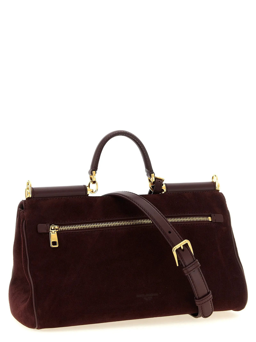 Dolce &amp; Gabbana Sample Sale | Dolce &amp; Gabbana Bordeaux Calfskin Handbag - | Designer outlet
