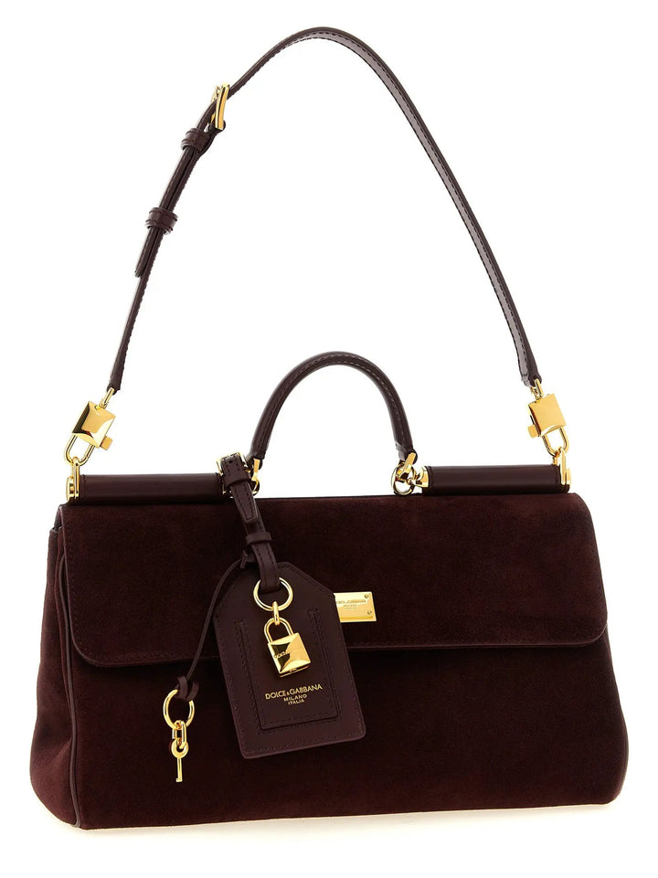 Dolce &amp; Gabbana Sample Sale | Dolce &amp; Gabbana Bordeaux Calfskin Handbag - | Designer outlet