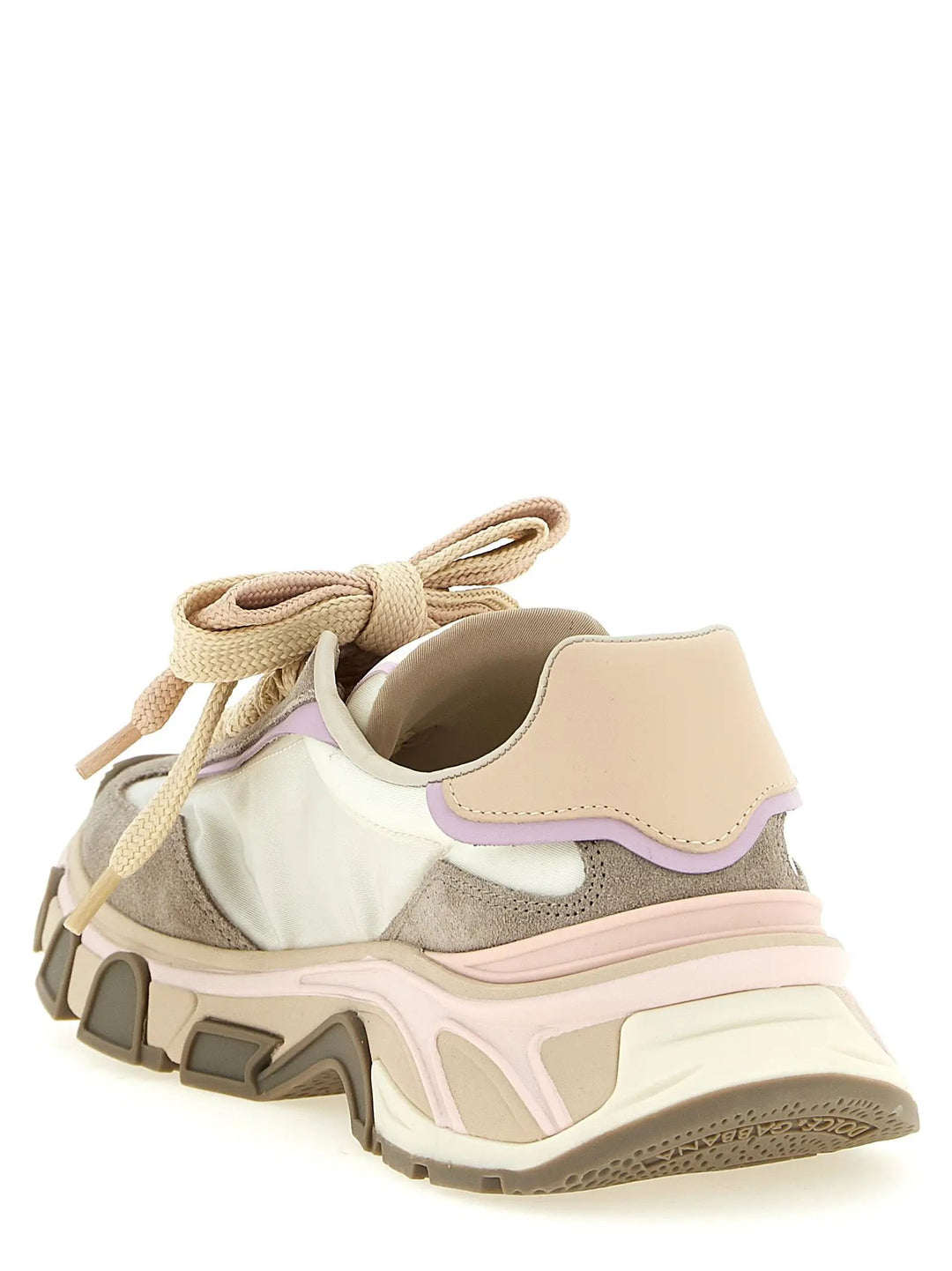 Dolce &amp; Gabbana Sample Sale | Dolce &amp; Gabbana Beige Calfskin Athletic Sneakers - | Designer outlet
