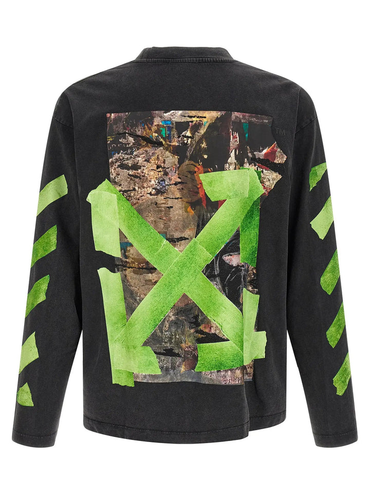 Off-White Sample Sale | Off-White Black Cotton T-Shirt - | Designer outlet