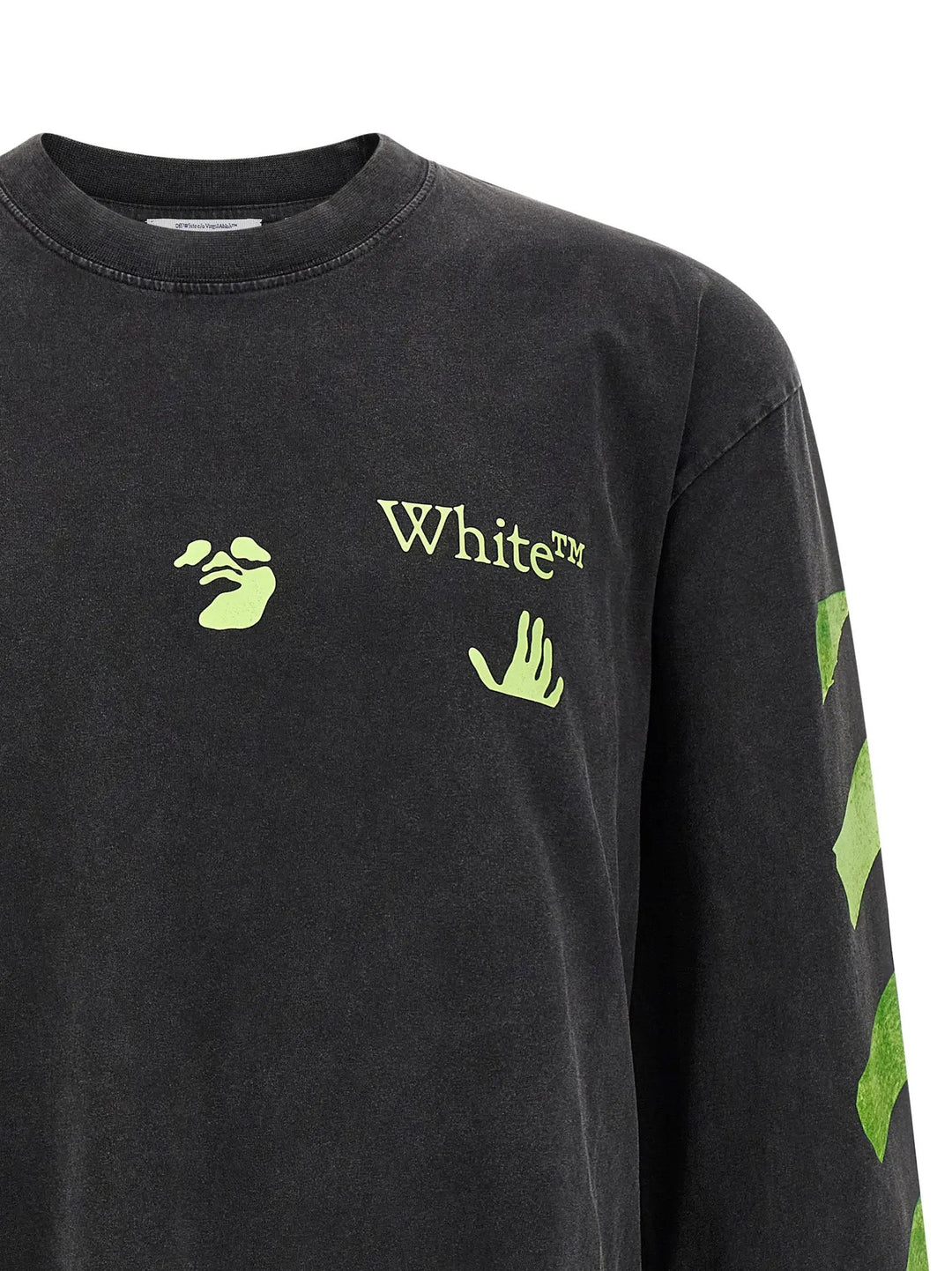 Off-White Sample Sale | Off-White Black Cotton T-Shirt - | Designer outlet