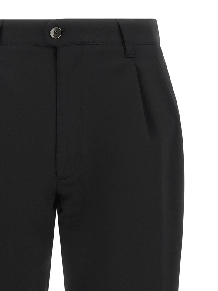 Incotex Sample Sale | Incotex Black Polyester Dress Pants - | Designer outlet