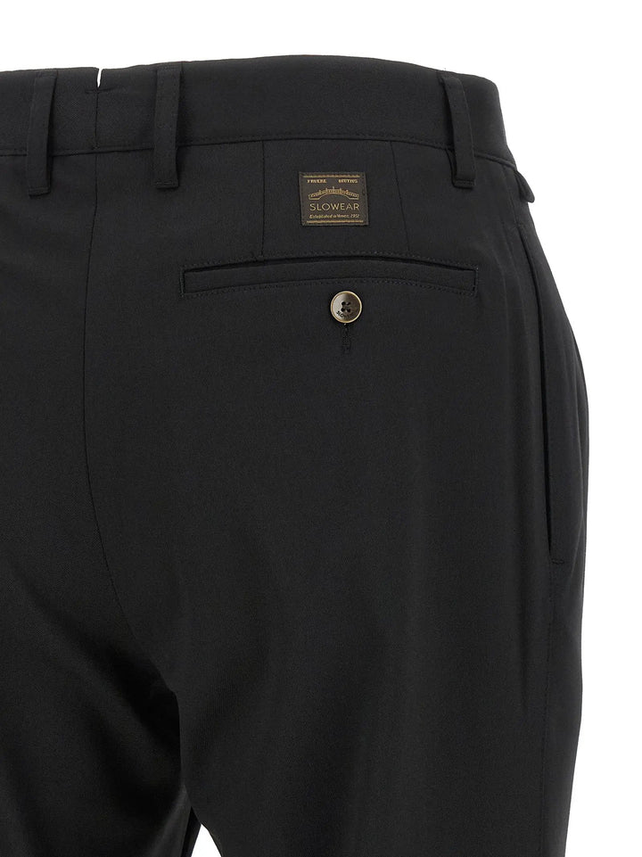 Incotex Sample Sale | Incotex Black Polyester Dress Pants - | Designer outlet