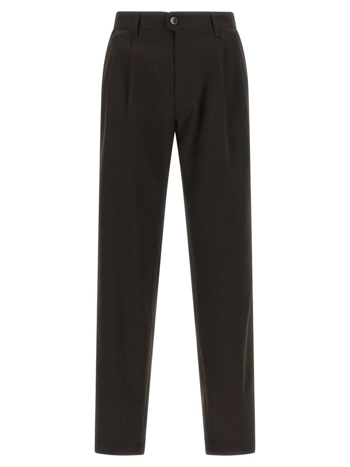 Incotex Sample Sale | Incotex Brown Polyester Dress Pants - | Designer outlet
