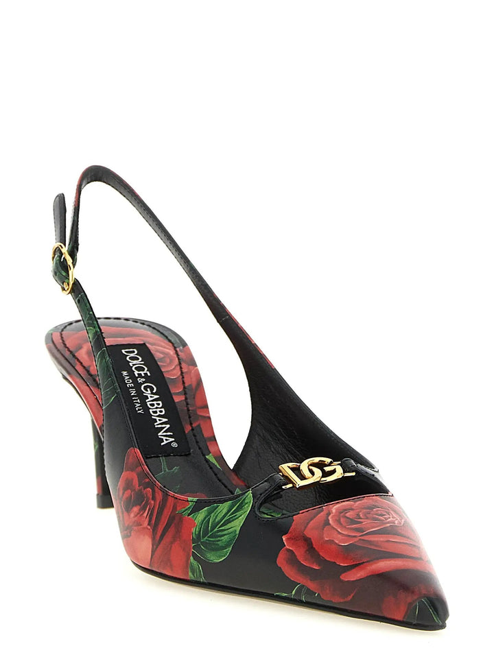 Dolce &amp; Gabbana Sample Sale | Dolce &amp; Gabbana Multicolor Calfskin Mid Heel Pumps - | Designer outlet