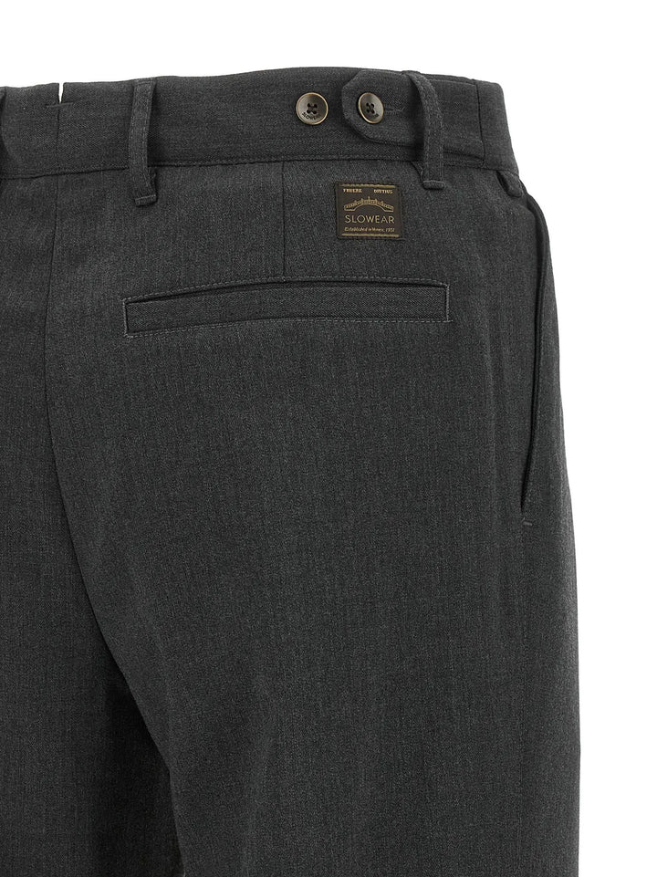 Incotex Sample Sale | Incotex Gray Polyester Dress Pants - | Designer outlet