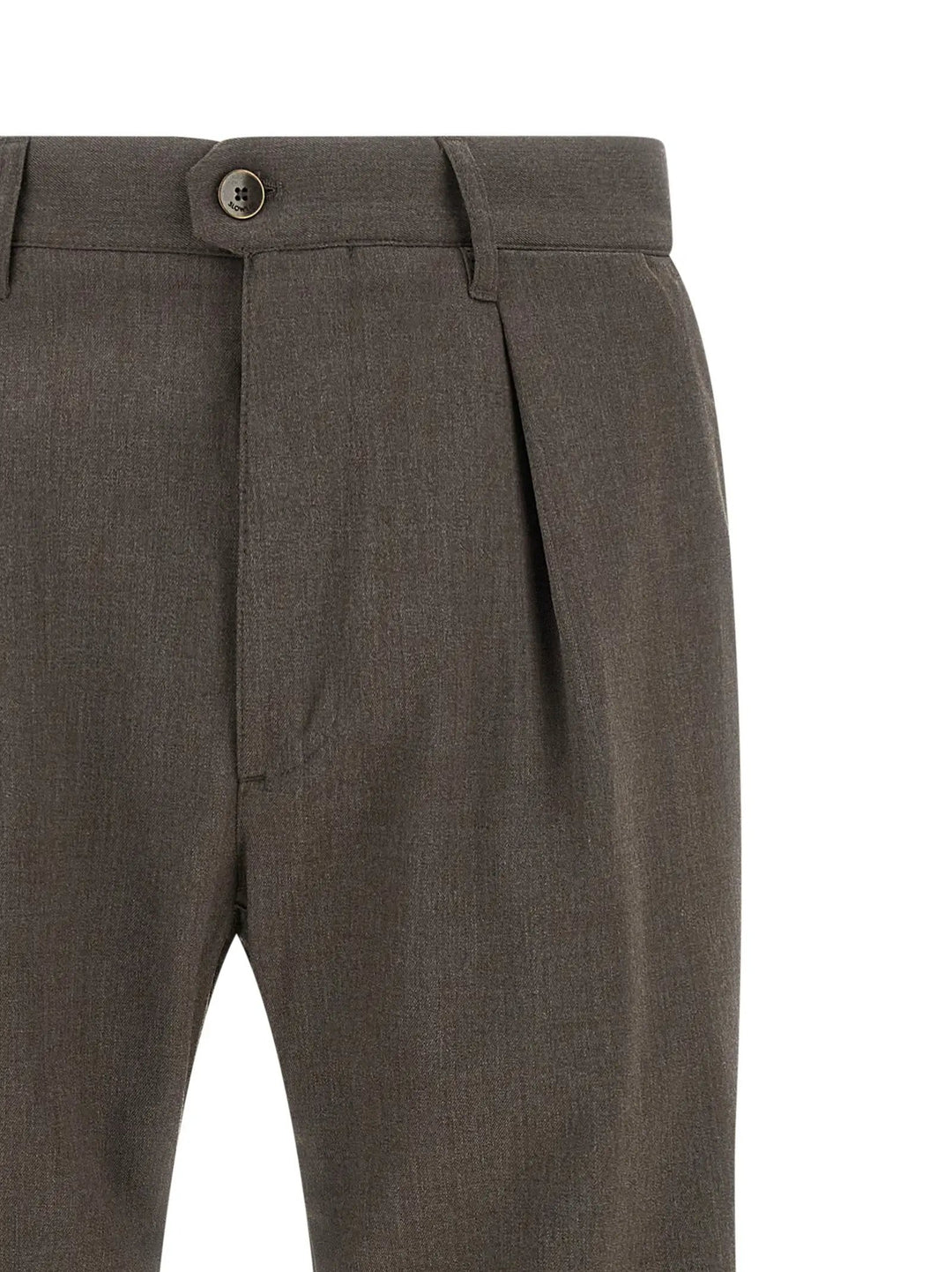 Incotex Sample Sale | Incotex Brown Polyester Dress Pants - | Designer outlet