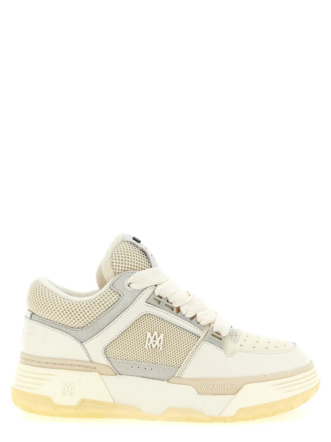 Amiri Sample Sale | Amiri White Calfskin Chunky Sneakers - | Designer outlet