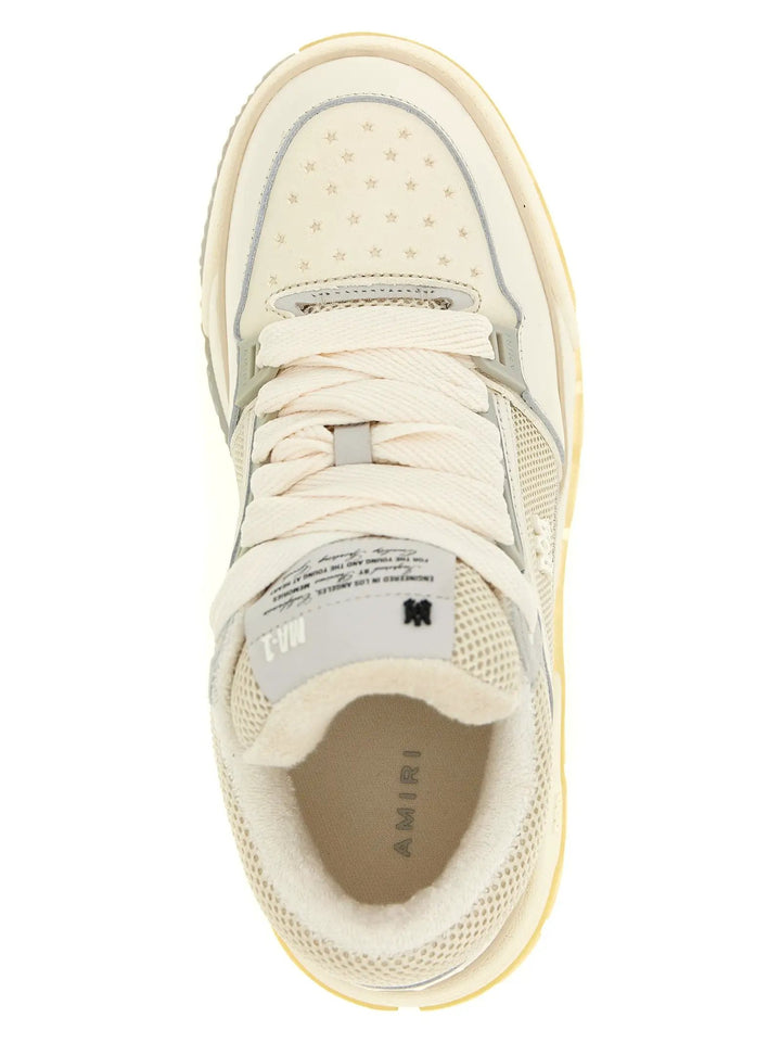 Amiri Sample Sale | Amiri White Calfskin Chunky Sneakers - | Designer outlet