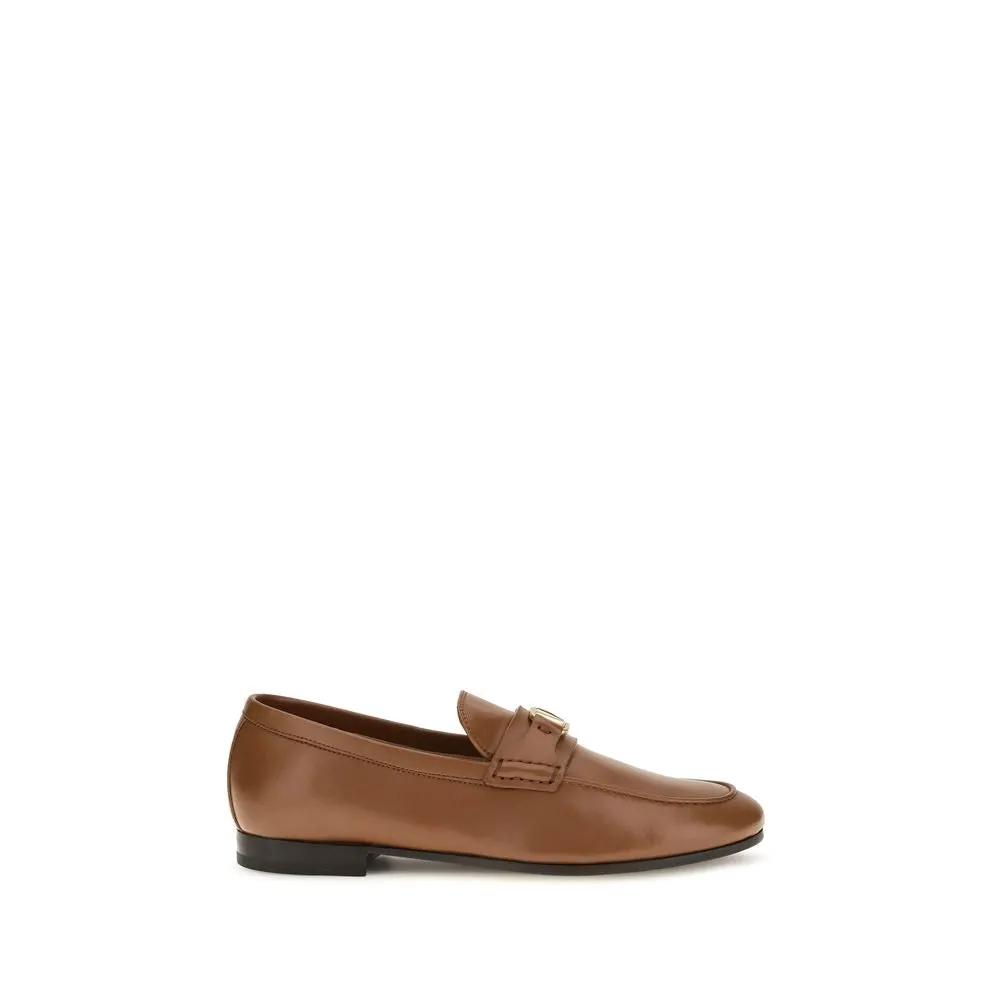 Valentino Garavani Sample Sale | Valentino Garavani Brown Lamb Ovis Aries Slip-On Loafers - | Designer outlet