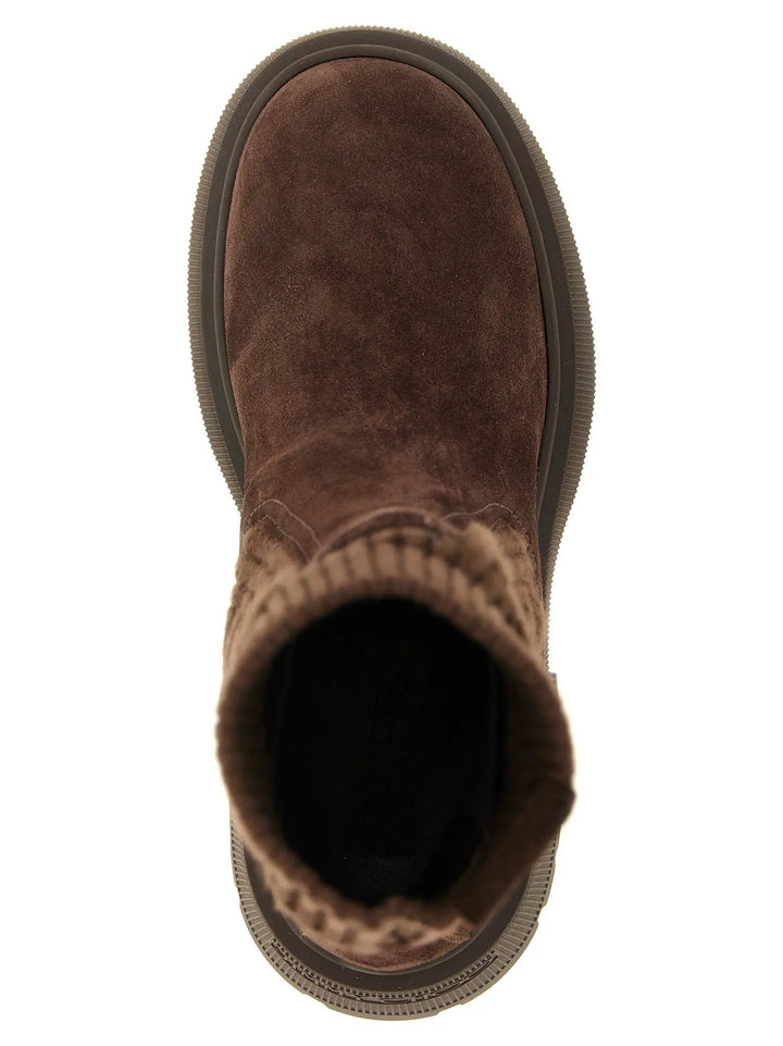 Jimmy Choo Sample Sale | Jimmy Choo Brown Lamb Leather Ankle Boots - | Designer outlet