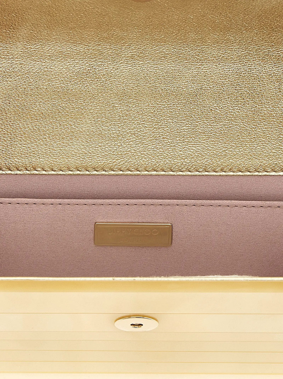Jimmy Choo Sample Sale | Jimmy Choo Gold Viscose Clutch Bag - | Designer outlet