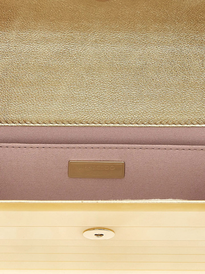 Jimmy Choo Sample Sale | Jimmy Choo Gold Viscose Clutch Bag - | Designer outlet