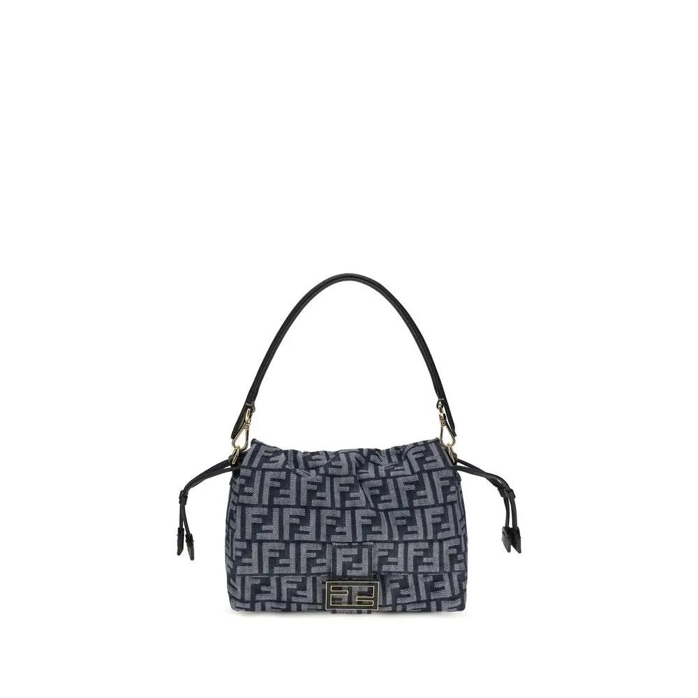 Fendi Sample Sale | Fendi Blue Cotton Shoulder Bag - | Designer outlet