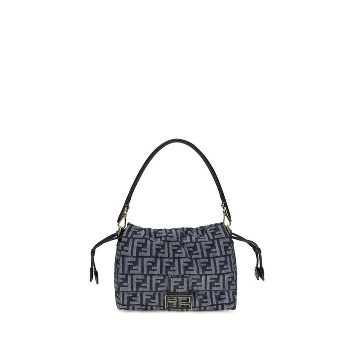 Fendi Sample Sale | Fendi Blue Cotton Shoulder Bag - | Designer outlet