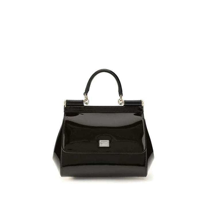 Dolce &amp; Gabbana Sample Sale | Dolce &amp; Gabbana Black Calf Leather Bos Taurus Shoulder Bag - | Designer outlet