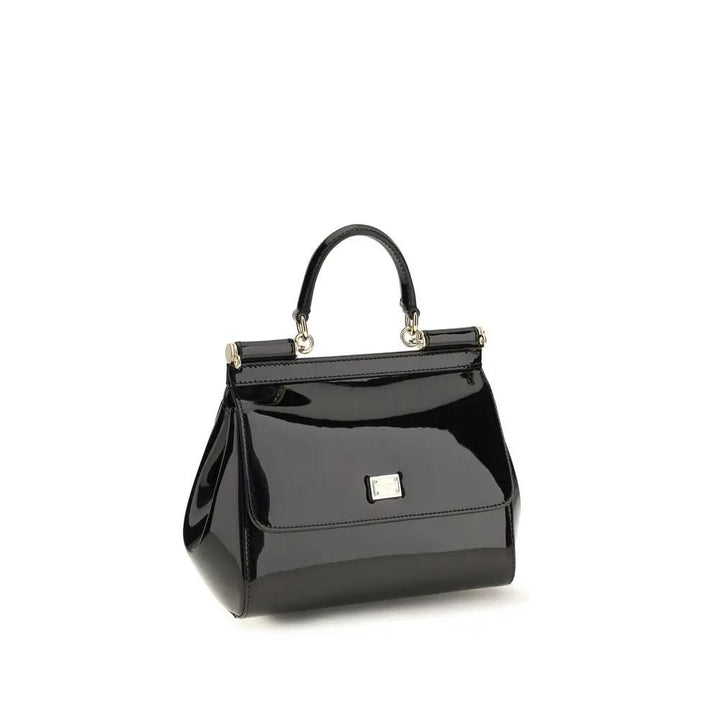 Dolce &amp; Gabbana Sample Sale | Dolce &amp; Gabbana Black Calf Leather Bos Taurus Shoulder Bag - | Designer outlet