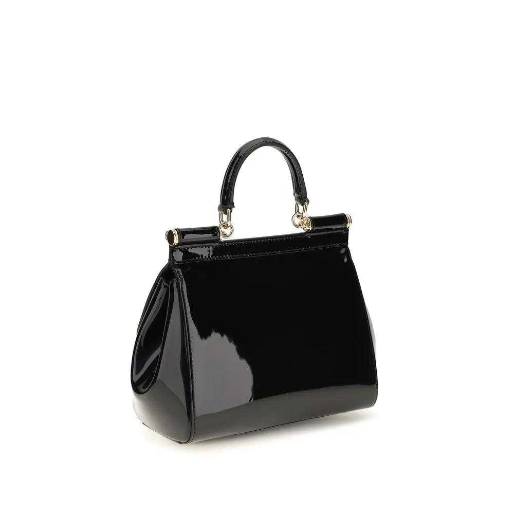 Dolce &amp; Gabbana Sample Sale | Dolce &amp; Gabbana Black Calf Leather Bos Taurus Shoulder Bag - | Designer outlet