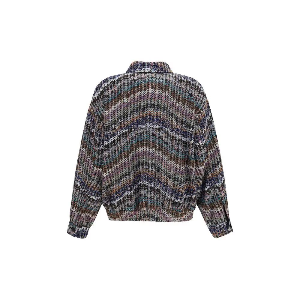 Missoni Sample Sale | Missoni Multicolor Fabric Full-Length Jacket - | Designer outlet