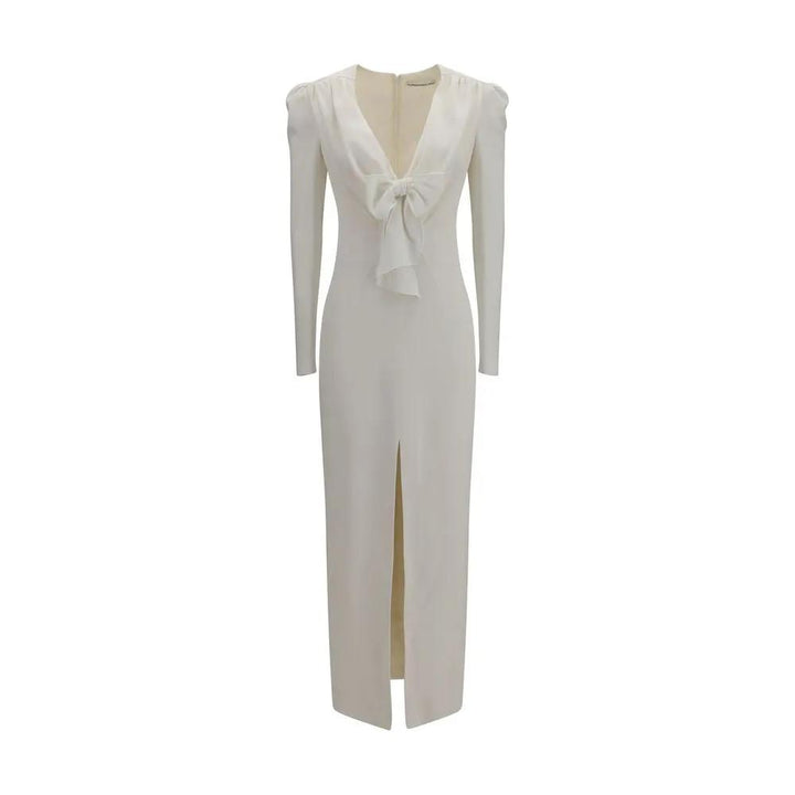 Alessandra Rich Sample Sale | Alessandra Rich White Viscose Cocktail Dress - | Designer outlet