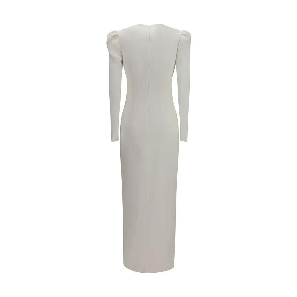Alessandra Rich Sample Sale | Alessandra Rich White Viscose Cocktail Dress - | Designer outlet