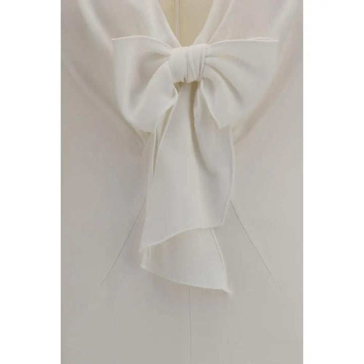 Alessandra Rich Sample Sale | Alessandra Rich White Viscose Cocktail Dress - | Designer outlet